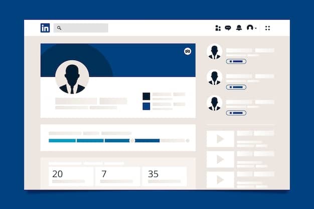 A split-screen image showing two LinkedIn profiles. One profile shows a generic, poorly optimized headline and summary, while the other shows a professionally written, keyword-rich headline and summary.