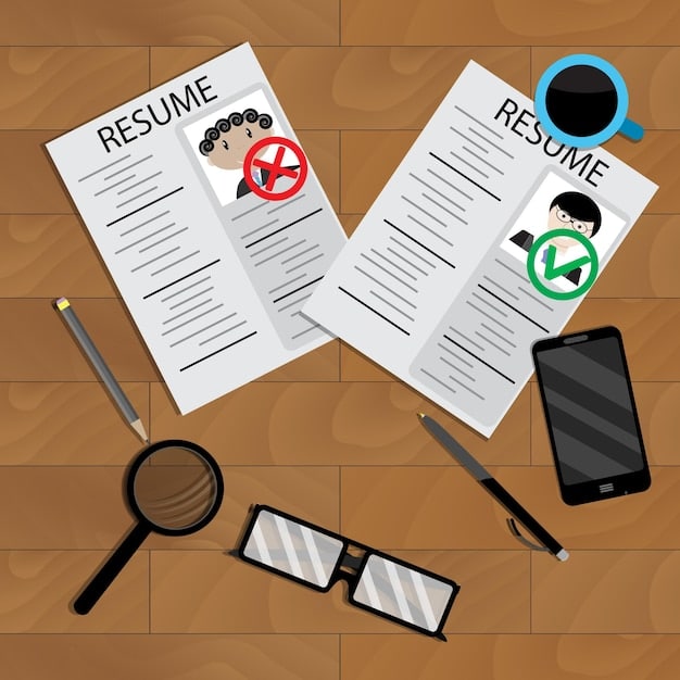 A split-screen comparing a generic resume with a well-formatted, modern resume. Key differences such as clear headings, impactful bullet points, and visual appeal are highlighted. The background is a blurred office setting.