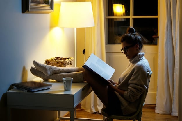 An individual sitting at a desk, illuminated by a warm, inviting light, thoughtfully writing in a journal. The setting is a cozy, modern office. The mood is introspective and calm, suggesting reflection and planning.