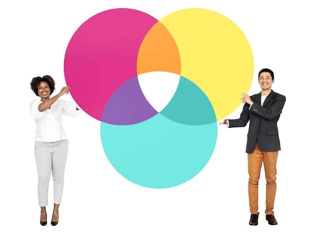A Venn diagram illustrating the difference between cultural appreciation and cultural appropriation. One circle is labeled 