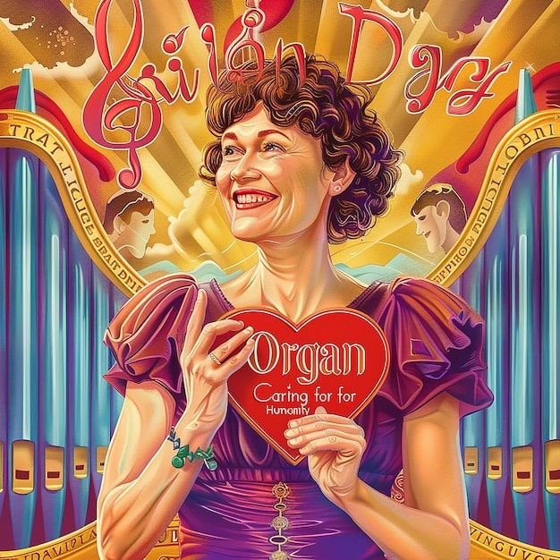 A vintage poster advertising a vaudeville show, featuring caricatures of performers and bold typography.