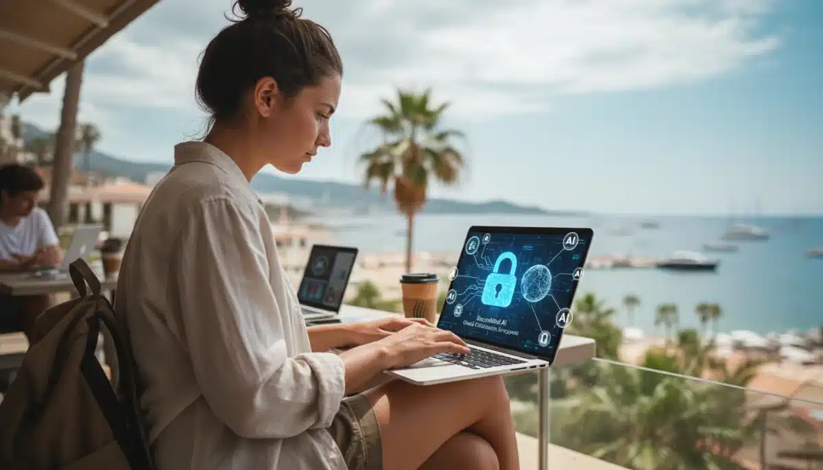 AI-powered collaboration and cybersecurity for remote work