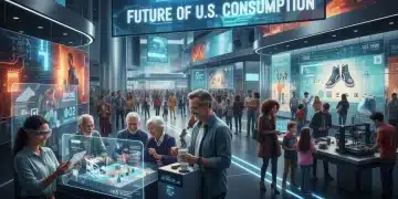 Diverse consumers interacting with future products, symbolizing cultural values driving behavior in 2026.