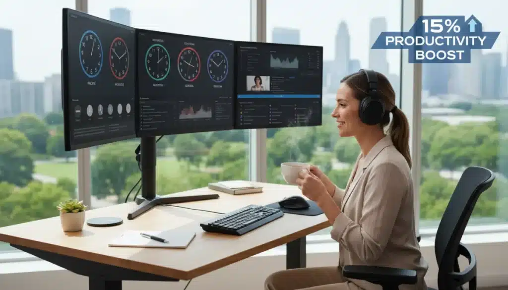 Optimize Remote Work for US Time Zones: 15% Gains by 2026